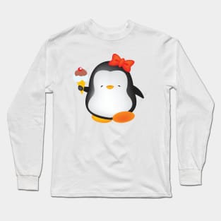 Ice cream penguin Long Sleeve T-Shirt